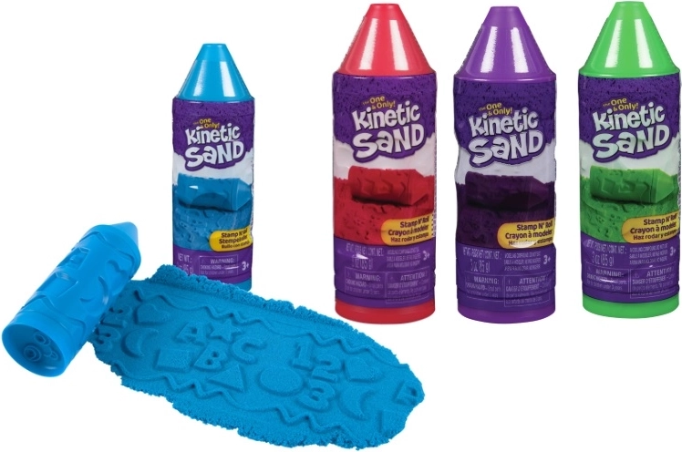 Kinetic Sand Rollstempel mit 4 Rädern Spin Master