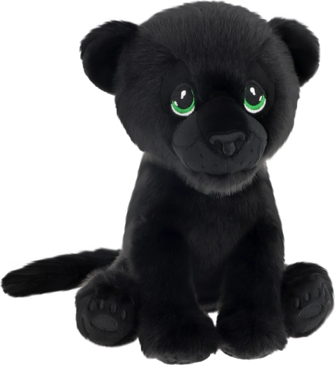 Keeleco sitzender schwarzer Panther 23 cm