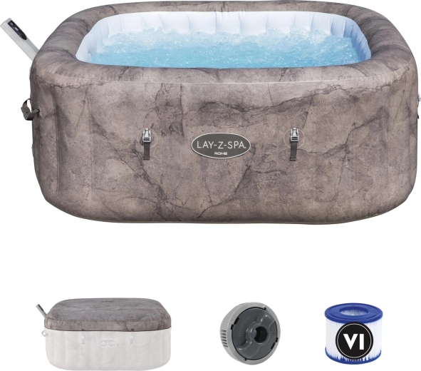 Lay-Z-Spa Rome Smart AirJet Whirlpool 180 × 180 × 71 cm