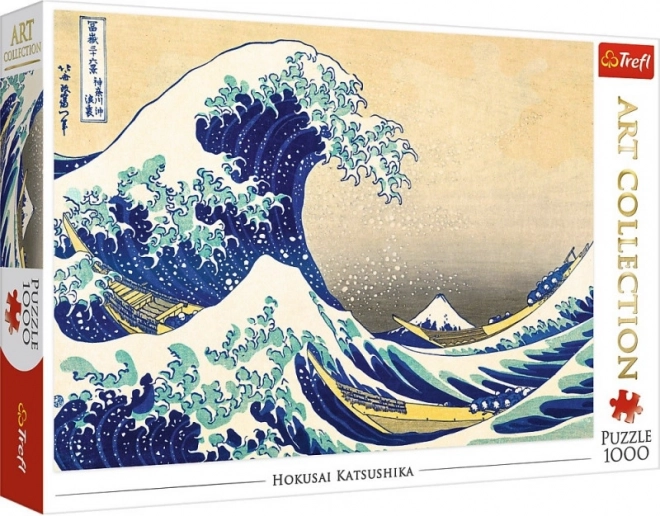 Puzzle 1000 Teile Kunstsammlung Die große Welle bei Kanagawa