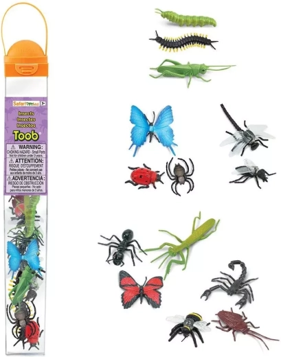 Safari Ltd. Toobs Röhre mit Insekten (14 Figuren)