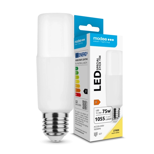 LED-Glühbirne Modee Lighting Stick T44 11,1 W E27 warmweiß 1055 lm