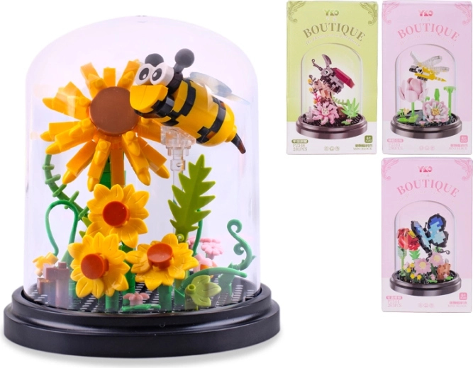 Bauset Insekten mit Blume für Kinder ab 6 Jahren