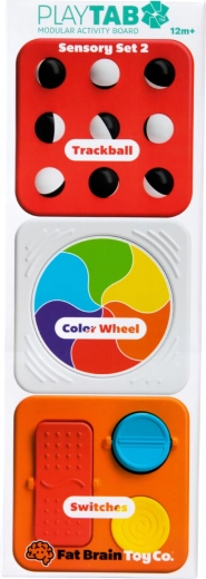 Fat Brain Sensorik-Spielzeug-Set PlayTab Tile Set 2
