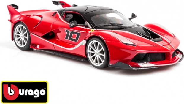 Bburago Ferrari FXX K 1:18 rotes Modell RACE+PLAY