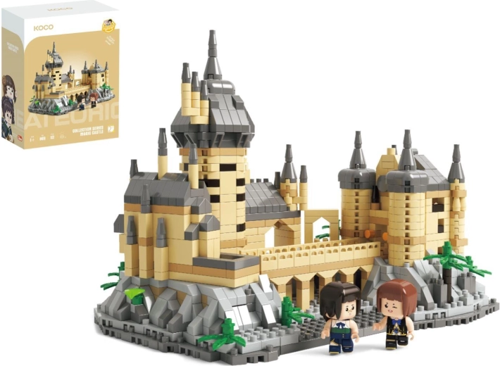 KOCO Baukasten Magisches Schloss, Kunststoff, 1132 Stk.