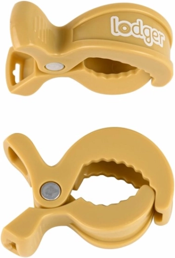 LODGER Swaddle clip – Clips für die Wickeldecke, 2 Stk., Honey