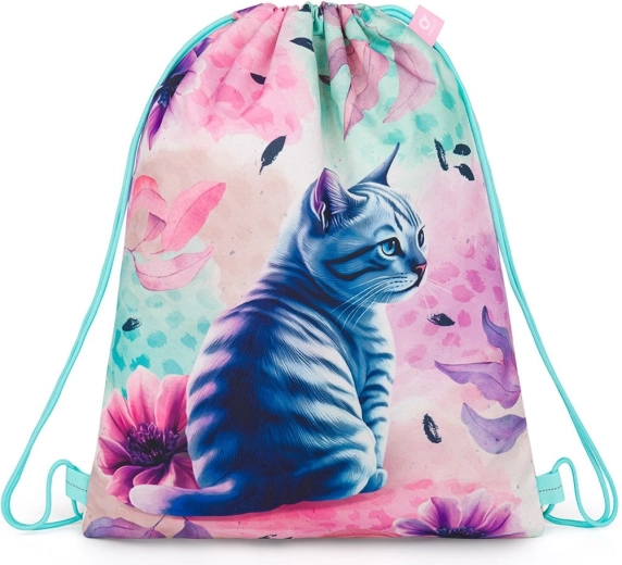 Sportbeutel Topgal RAMY mit Katzenmotiv