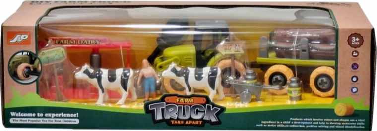 Bauernhof-Set: Farm mit Traktor und Zubehör – 1 Stück