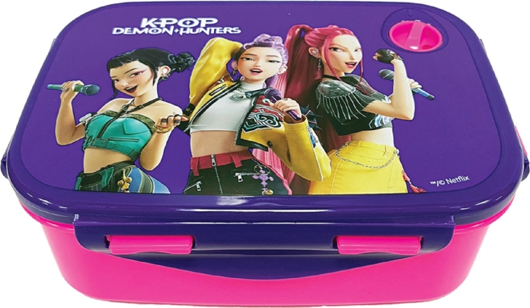 Lunchbox KPop Demon Hunters Huntrix – rosa-violett