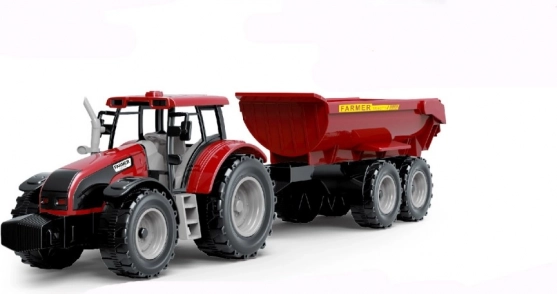 Traktor mit Anhänger mit Schwungradantrieb