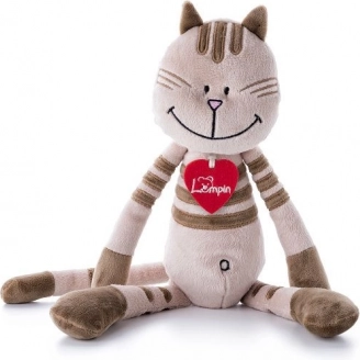 Plüschkatze beige
