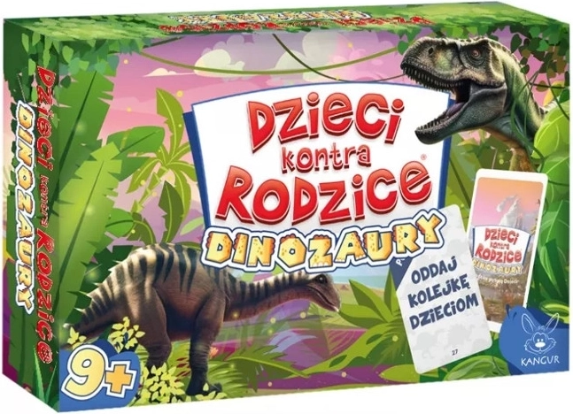Kinder gegen Eltern: Dinosaurier – Wissensspiel