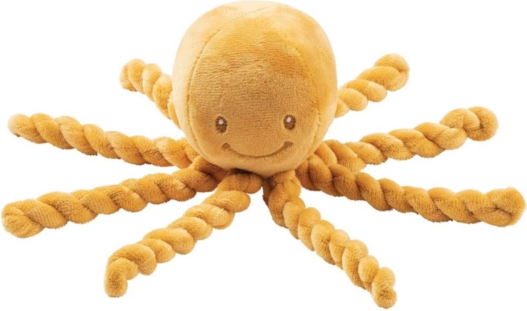 NATTOU Plüsch-Oktopus PIU PIU Lapidou ocker für Babys 0m+