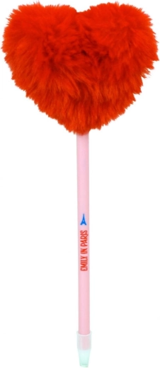 Kugelschreiber mit Pompon Emily in Paris - 1 Stück