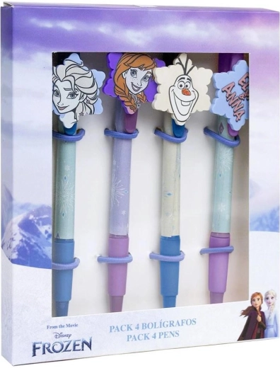 Set mit 4 Frozen-Kugelschreibern