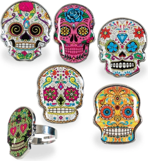 Ring Sugar Skull - 1 Stück