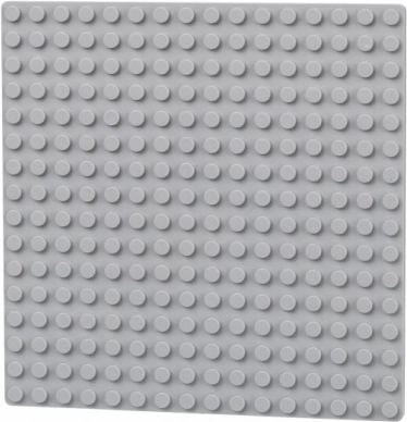 Beidseitige Platte 16x16 hellgrau
