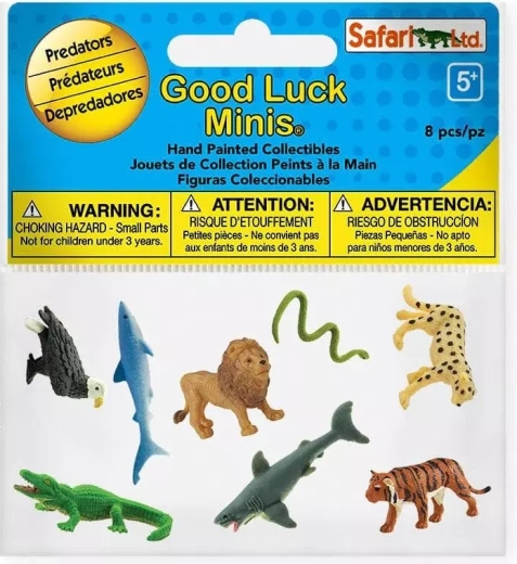 Safari Ltd. Mini-Figuren von Raubtieren Good Luck Minis Funpack