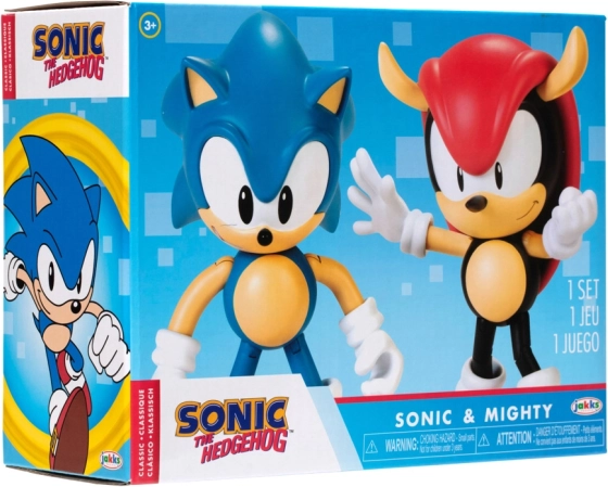 Figuren SONIC Classic und Mighty 10 cm – Set mit 2 Stück