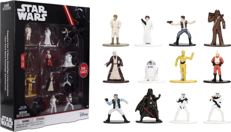 Set mit 12 Metallfiguren STAR WARS Metalfigs – Serie 1