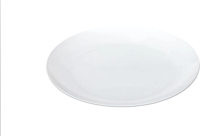 Flacher Kunststoffteller 20 cm – Farbmix