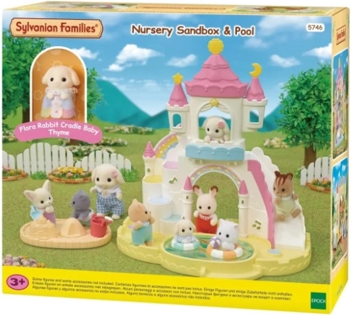 Sylvanian Families Spielplatz mit Pool