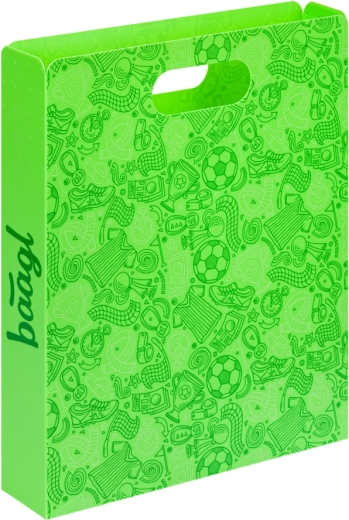 Baagl Kunststoffmappen für Schulhefte – Fußball