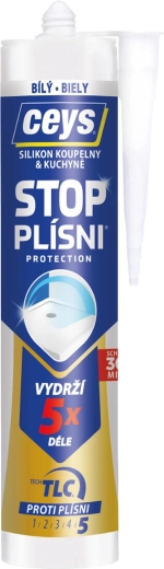 Silikondichtstoff gegen Schimmel 280 ml weiß CEYS