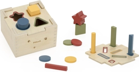 Holz-Steckspiel Farben und Formen