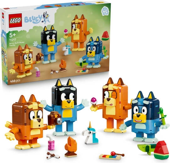 LEGO Bluey Familie Bluey aus Bausteinen