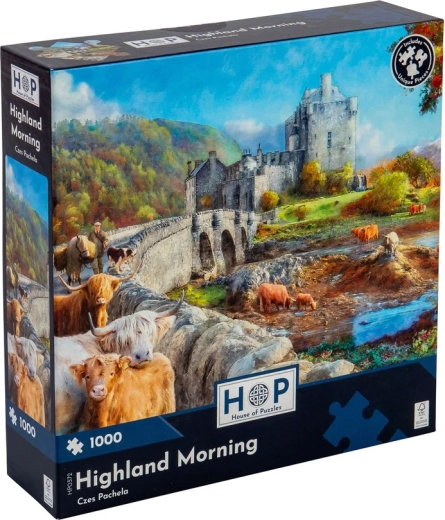House of Puzzles Puzzle „Morgen im schottischen Hochland“, 1000 Teile