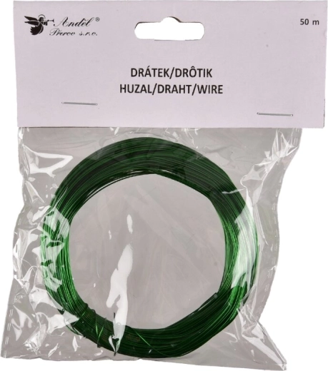 Grüner Bindedraht 0,5 mm, 50 m