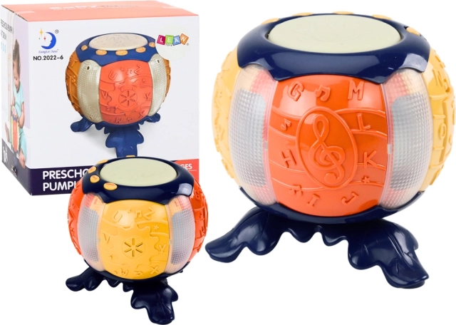 Interaktive Bildungsrübe mit Musik und Lichtern