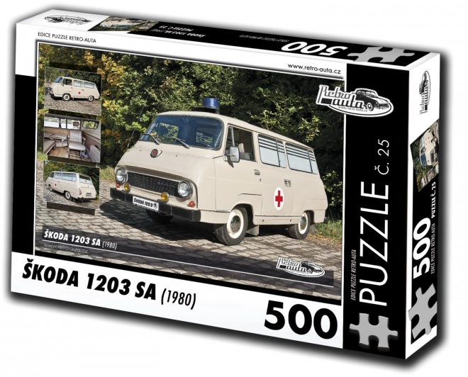 Puzzle RETRO-AUTA Škoda 1203 SA 500 Teile