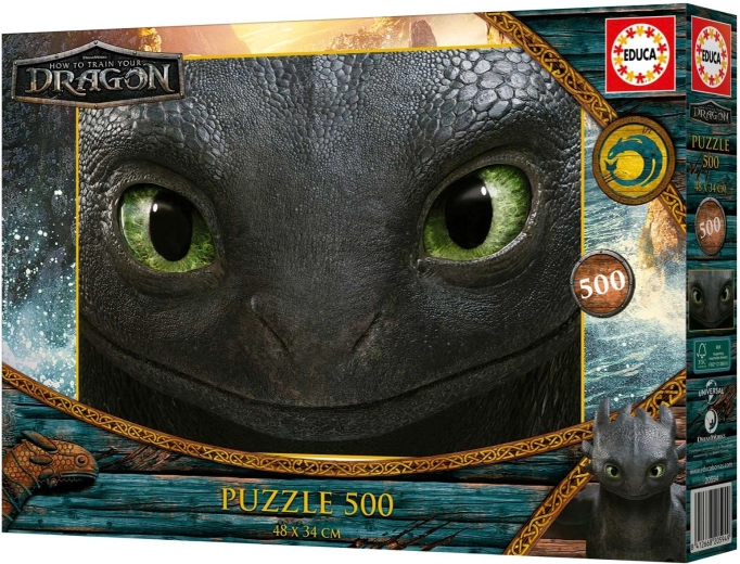 Educa Puzzle Drachenzähmen leicht gemacht 500 Teile