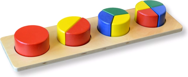 Bunte runde Puzzle