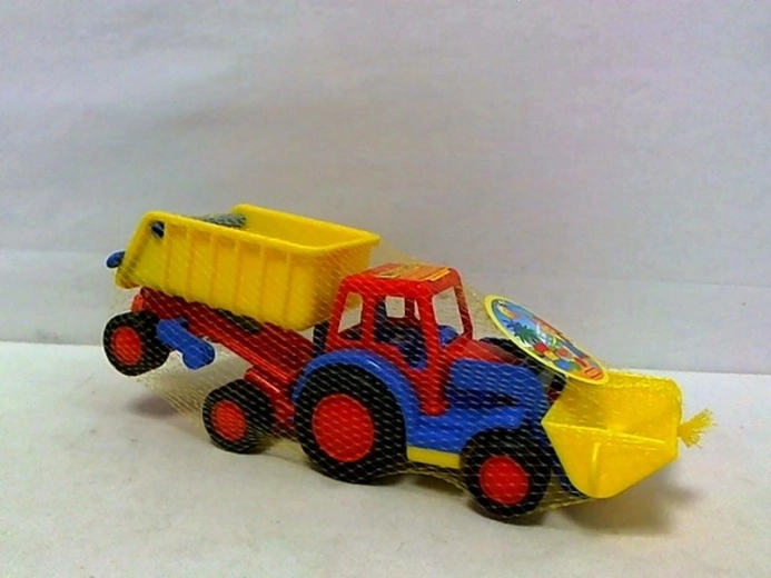 Basics Kindertraktor mit Frontlader und Anhänger