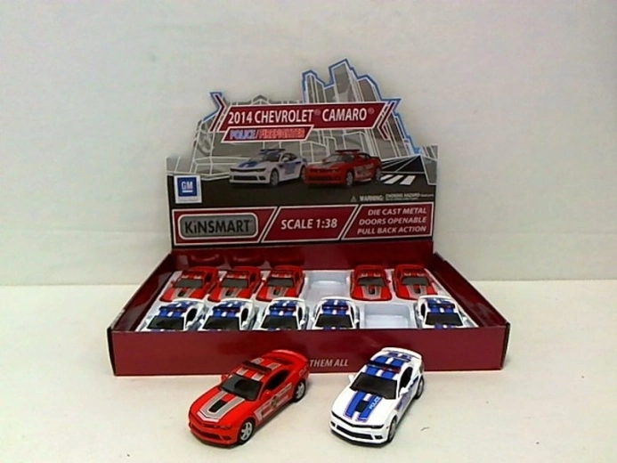 Metallauto Chevrolet Camaro (Polizei / Feuerwehr) 1:38 – 1 Stück