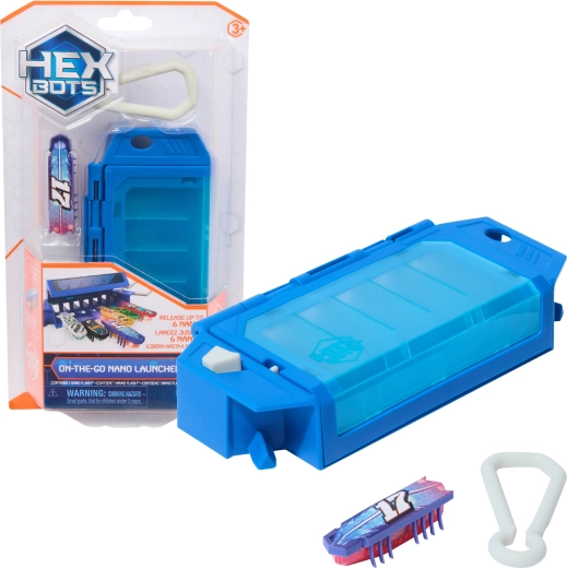 Hexbug HEXBOTS Nano On‑The‑Go Launcher mit Mikro‑Roboter