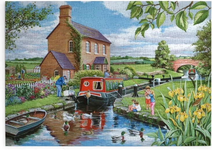 House of Puzzles Auf Flussfahrt – Puzzle mit 500 Teilen