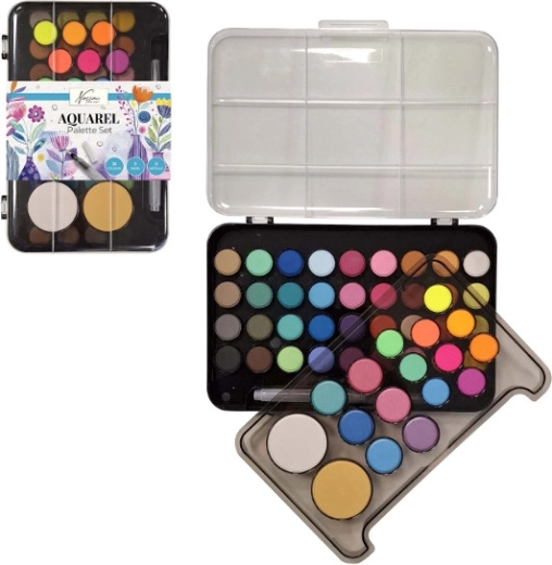 Aquarellfarbenset, 36 Farben