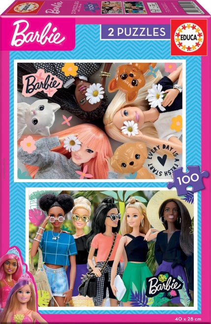Puzzle EDUCA Barbie 2×100 Teile