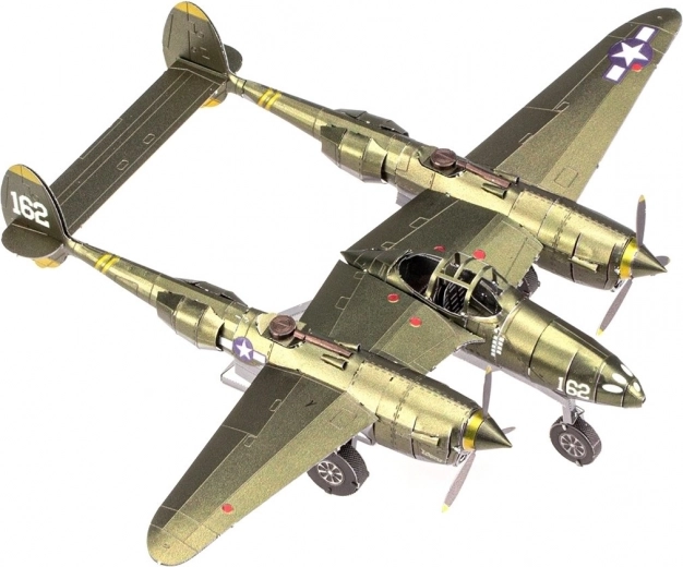 METAL EARTH 3D-Puzzle Lockheed Martin P-38 Lightning (ICONX)