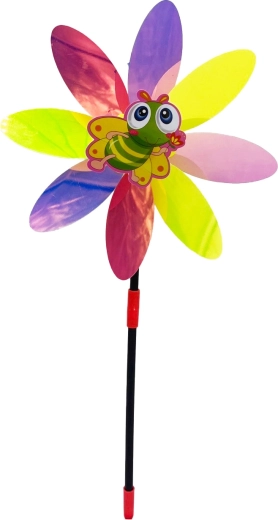 Windrad Blume mit Biene 48 cm