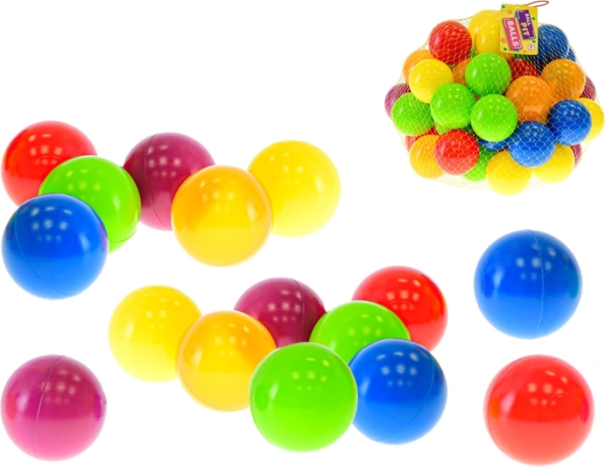 Bunte Bälle für die Spielecke 6 cm, 50 Stk im Netz