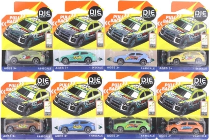 Metallauto mit Rückziehantrieb