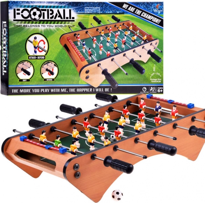 Holz-Mini-Tischfußball