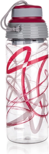Tritan-Trinkflasche 550 ml QUEST bordeaux