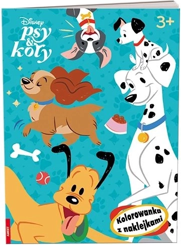 Ameet Disney Hunde und Katzen – Malbuch mit Aufklebern